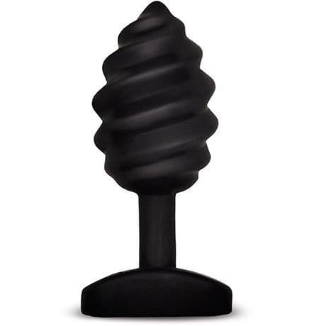 G-VIBE - VIBRACIJSKI ANALNI ČEP GPLUG TWIST, CRNI
