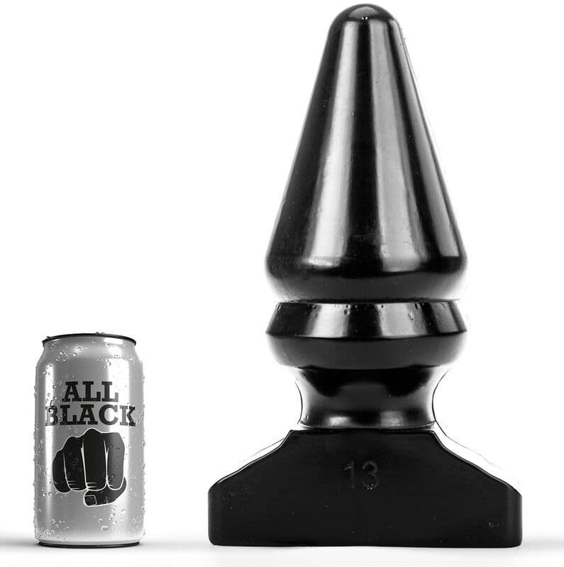 ALL BLACK - Analni čep, 28,5 cm