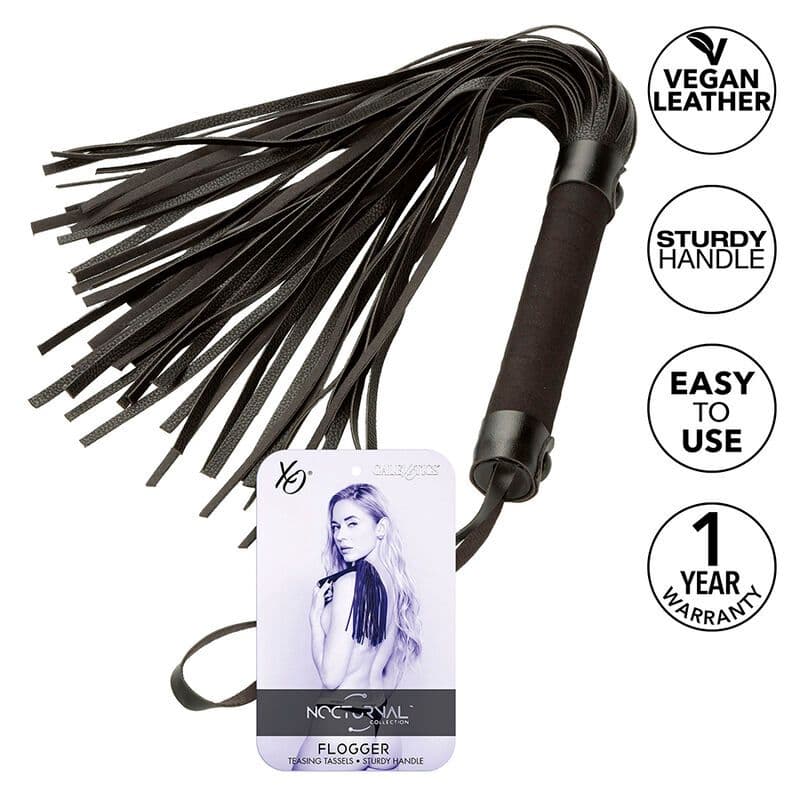 CALEXOTICS NOCTURNAL KOŽNI BIČ FLOGGER, CRNI