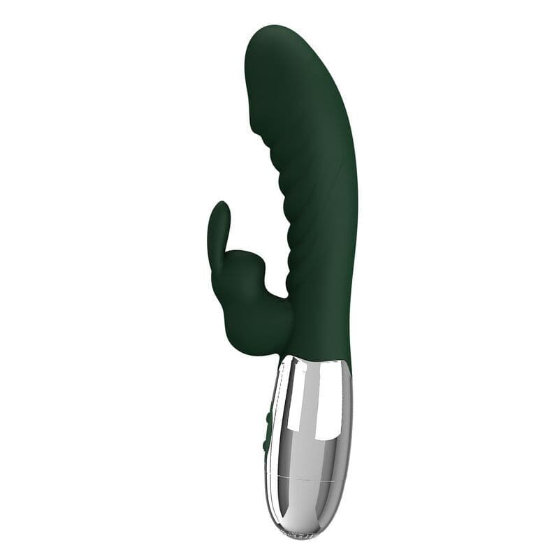 PRETTY LOVE - Naughty Bunny vibrator u obliku zeca, 30 funkcija USB puniva zelena