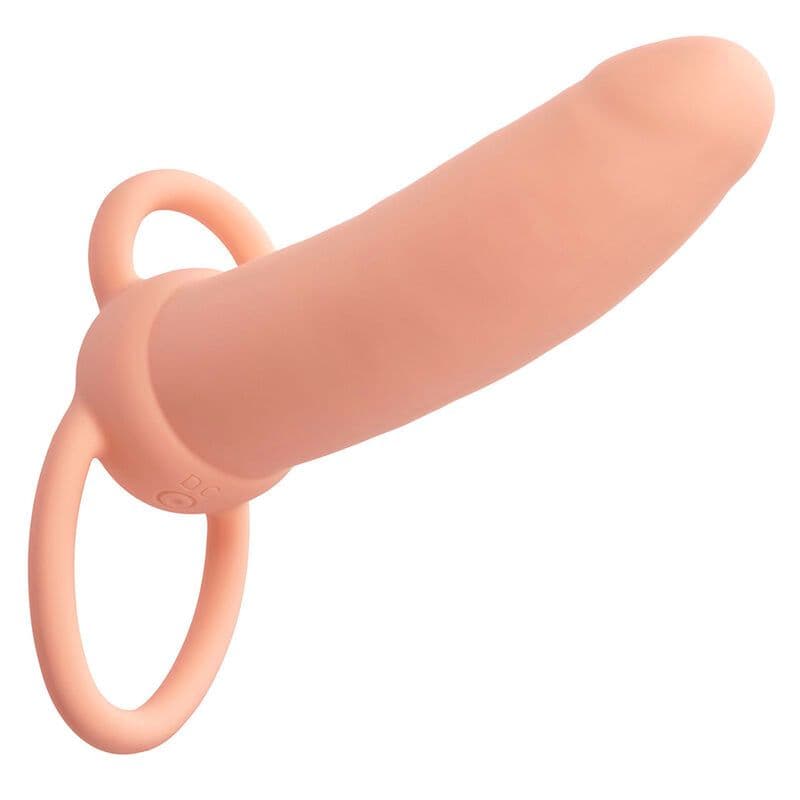 CALEXOTICS - MAXX THICK DVOJNI PENETRATOR Z 10 VIBRACIJAMI, NARAVEN