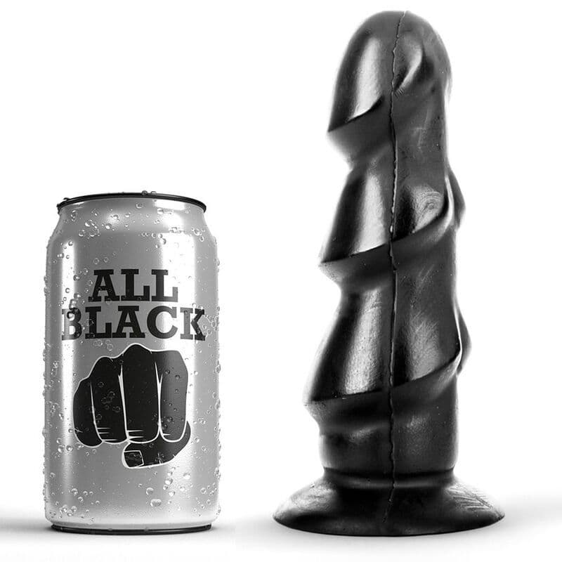 ALL BLACK - Dildo od 17 cm