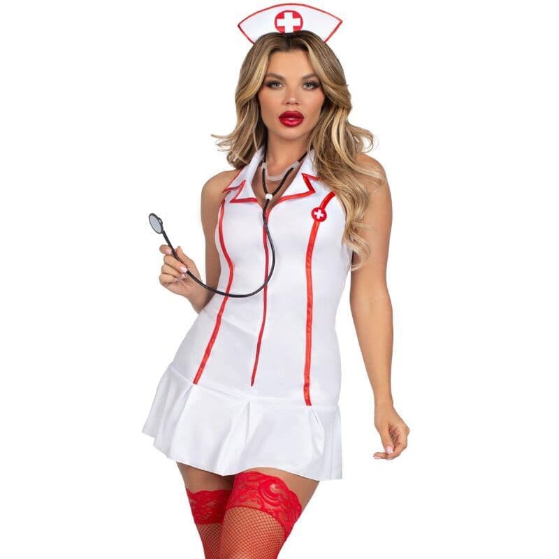 LEG AVENUE - KOSTUM GLAVNE MEDICINSKE SESTRE, BEL, S/M