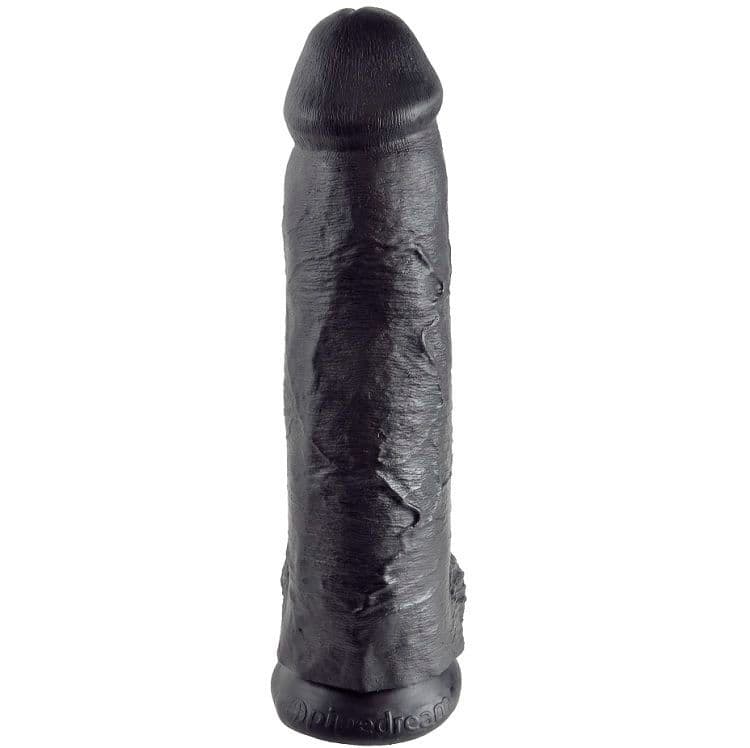 KING COCK - DILDO S TESTISIMA CRNI 30,48 CM
