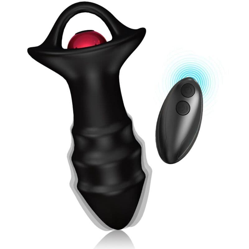 ARMONY - Kylin vibrator za prst i analni utikač daljinski upravljač crni