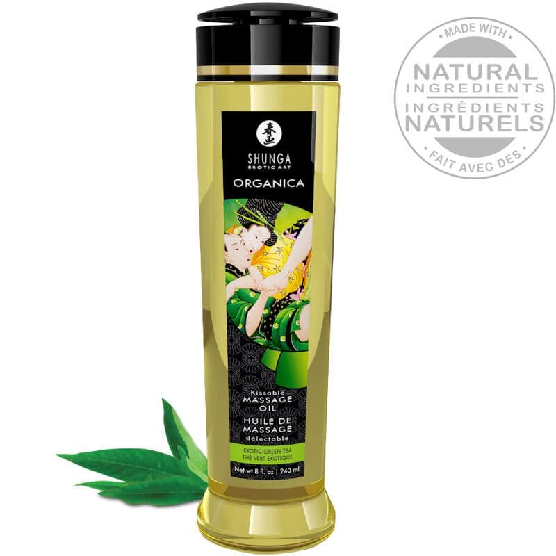 SHUNGA - ORGANSKO ULJE ZA MASAŽU ZELENI ČAJ 240 ML