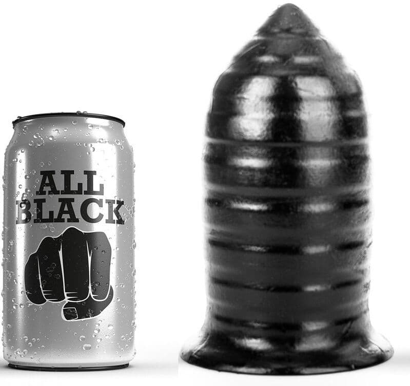 ALL BLACK - Analni čep 16 cm