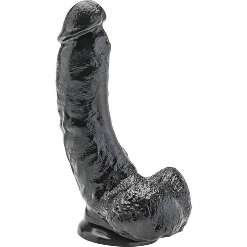 GET REAL, DILDO S TESTISIMA 20,5 CM CRNI