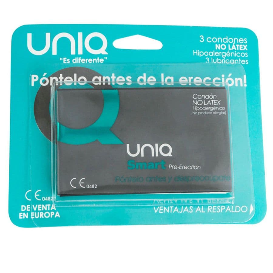 UNIQ - SMART KONDOMI BEZ LATEKSA ZA PRIJE EREKCIJE 3 KOMADA