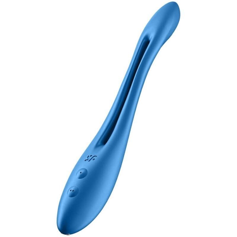 SATISFYER - ELASTIC GAME VIŠENAMJENSKI VIBRATOR, PLAVI