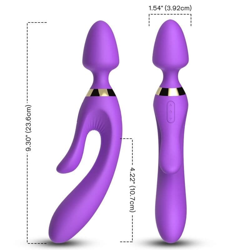 ARMONY - Masažer & vibrator zec ljubičasta