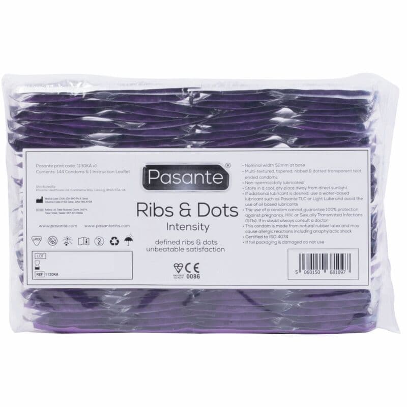 Ribs & dots intensity kondomi, 144 kosov