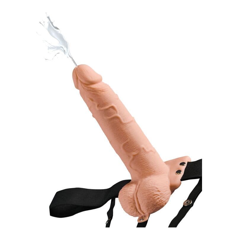 FETISH FANTASY SERIES - NASTAVLJIV OPRSNI PAS Z REALISTIČNIM PENISOM IN MODI Z BRIZGANJEM, 19 CM