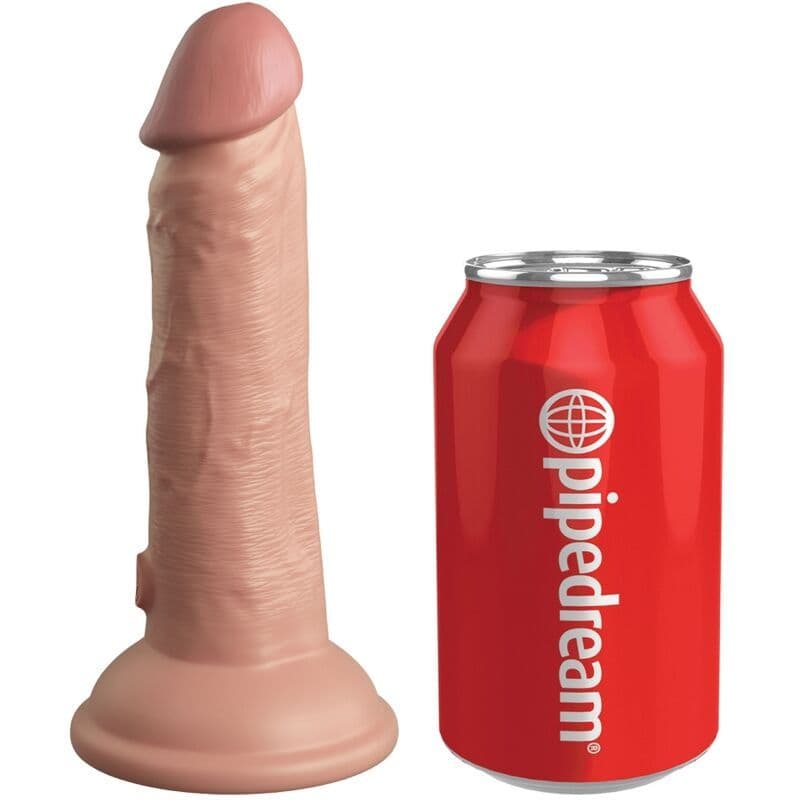 KING COCK ELITE REALISTIČAN VIBRIRAJUĆI SILIKONSKI DILDO 15,2 CM