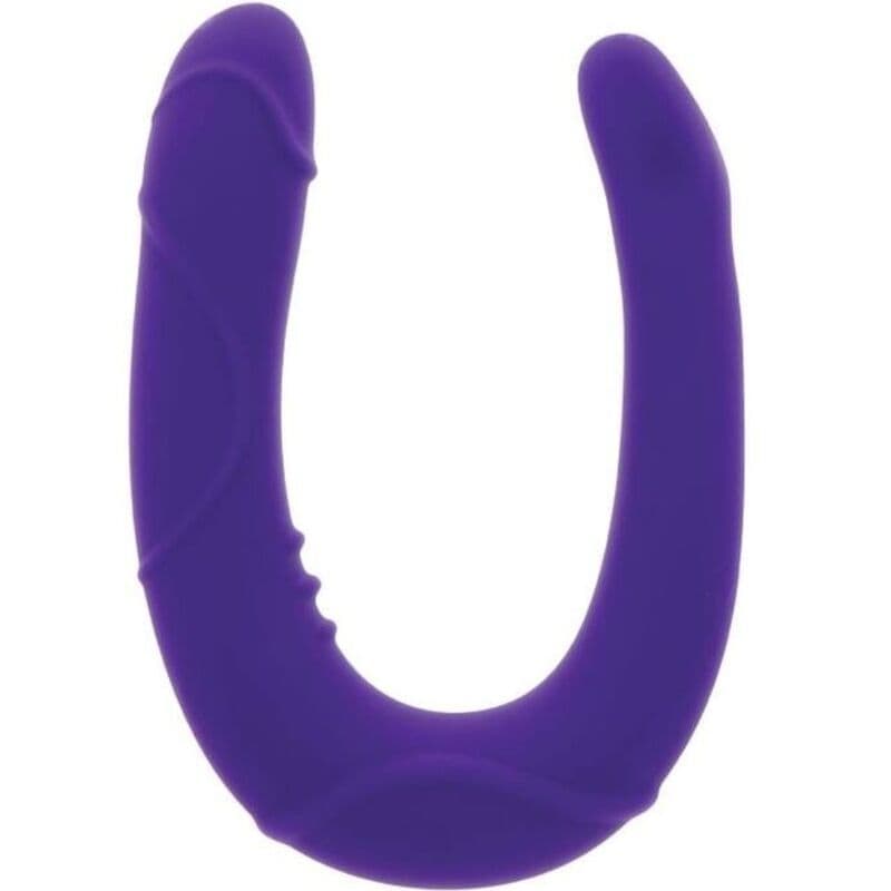 GET REAL - VOGUE MINI DVOJNI DILDO VIJOLIČEN