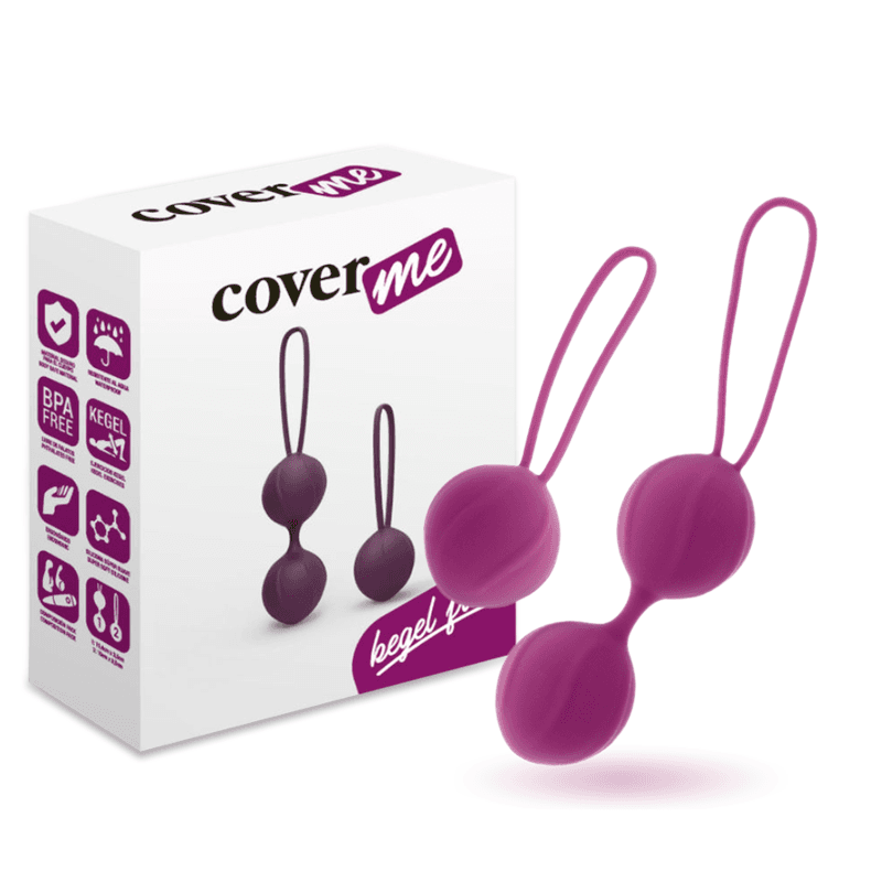 COVERME - KEGEL VJEŽBENE KUGLICE ZA ZDJELIČNO DNO KEGEL FIT, LILA