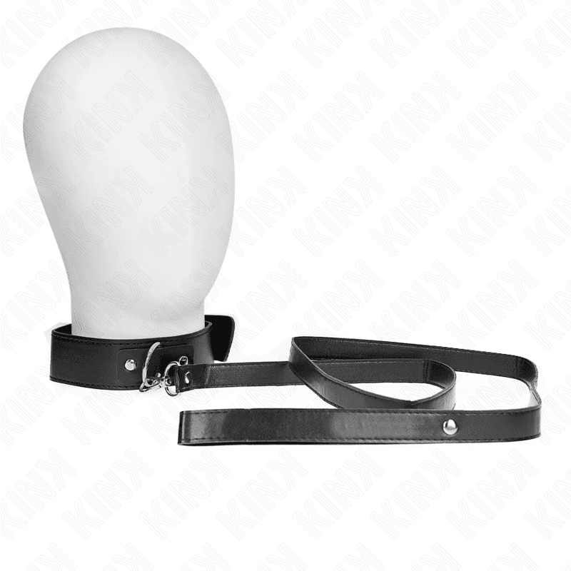 KINK - OGRLICA S POVODCEM 116 CM S CRNOM TRAKOM, PODESIVA 32, 50 CM X 8 CM