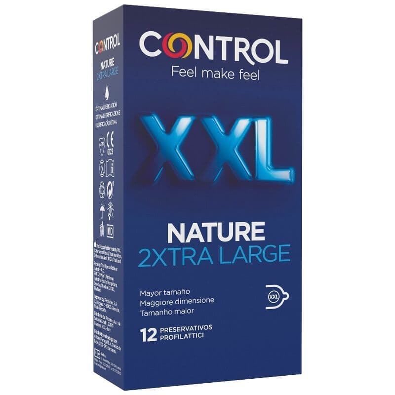 Control nature 2xtra large XXL kondomi - 12 kosov