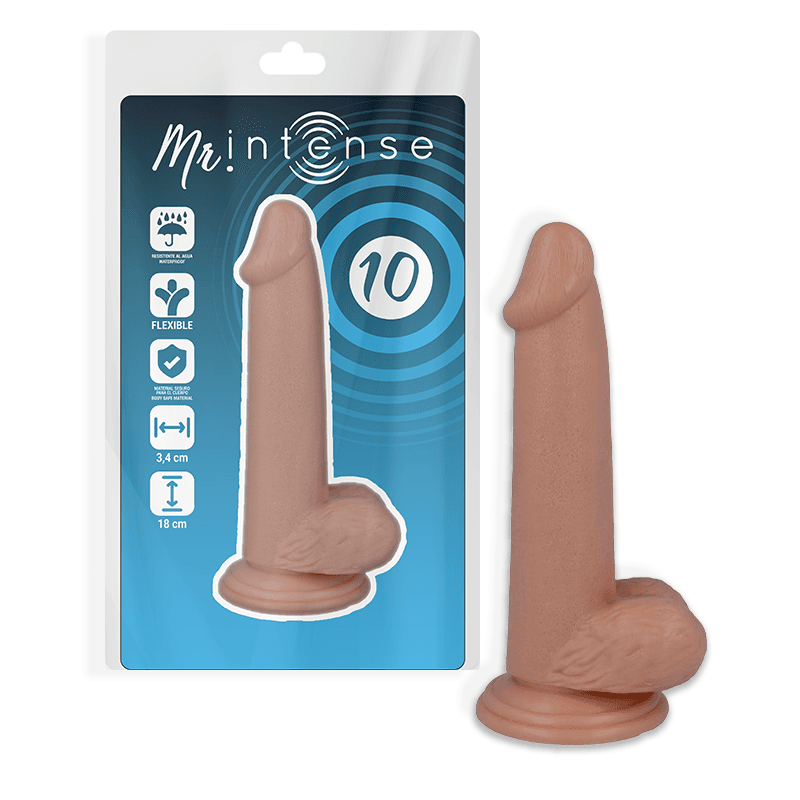 MR INTENSE - 10 realističan dildo, 18 cm Ø 3,4 cm