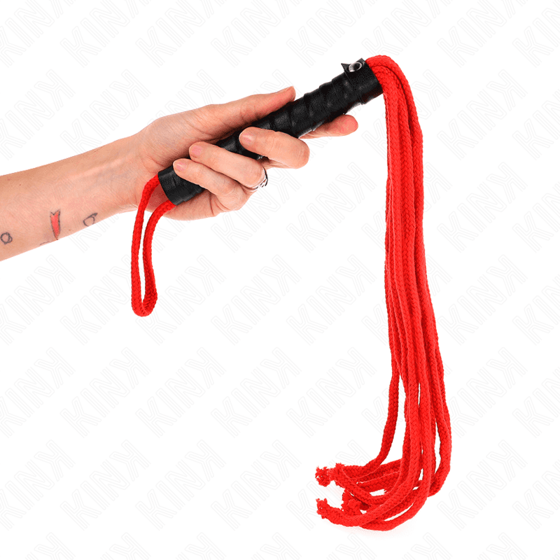 KINK, CRVENI BIČ OD UŽETA 56 CM