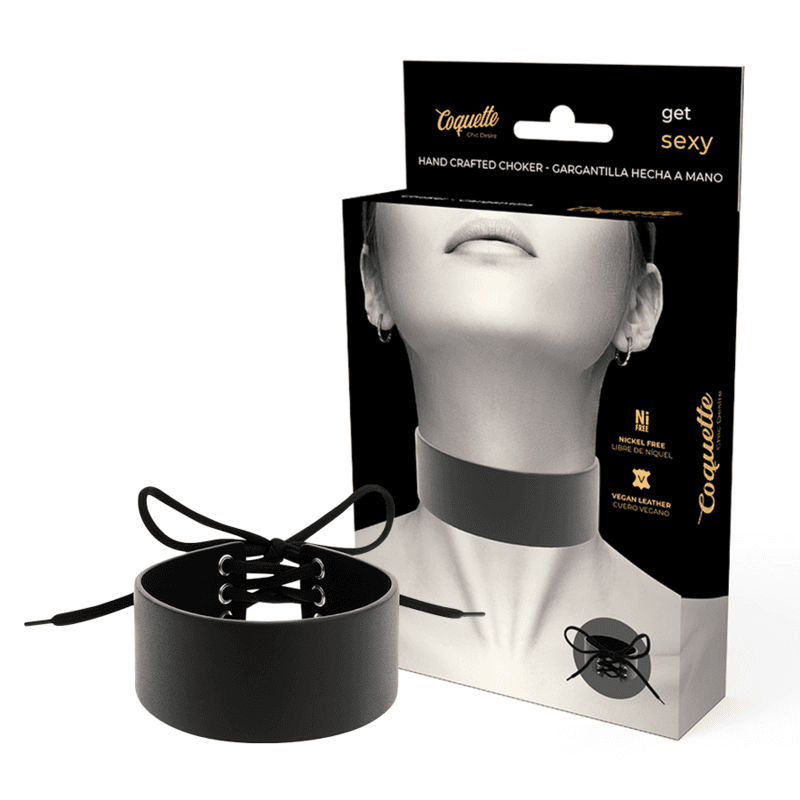COQUETTE CHIC DESIRE OGRLICA (CHOKER) OD VEGANSKE KOŽE