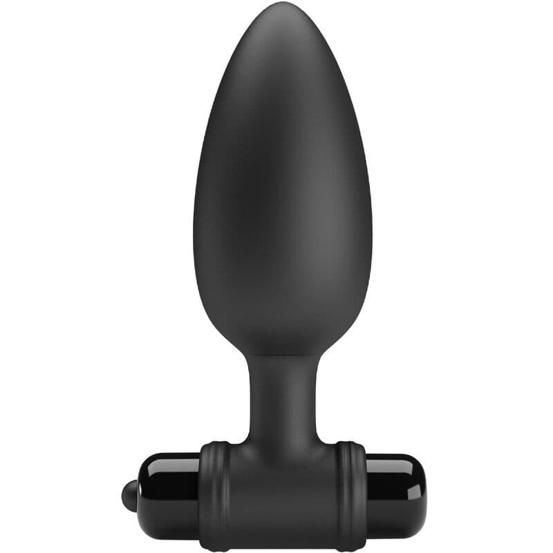 PRETTY LOVE - VIBRA BUTT PLUG 2 SILIKONSKI ANALNI ČEP S VIBRACIJAMA 10 FUNKCIJA CRNI