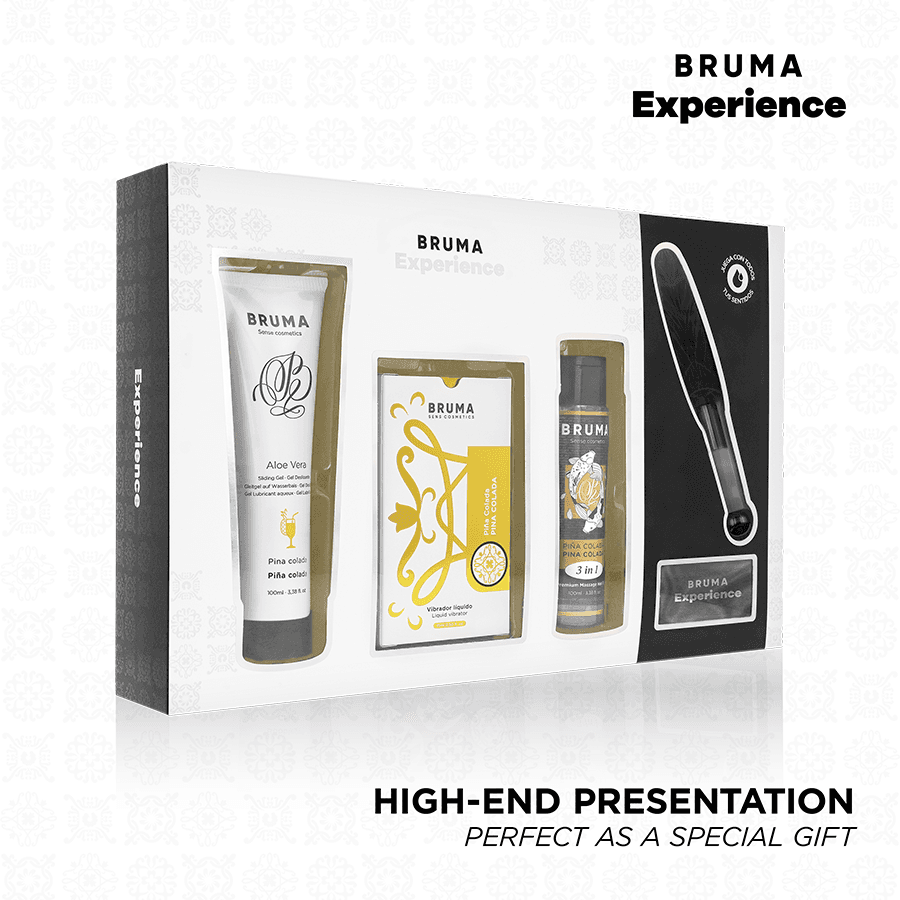 BRUMA XPERIENCE - KOMPLET PINA COLADA SWEET S VIBRACIJSKIM LUBRIKANTOM