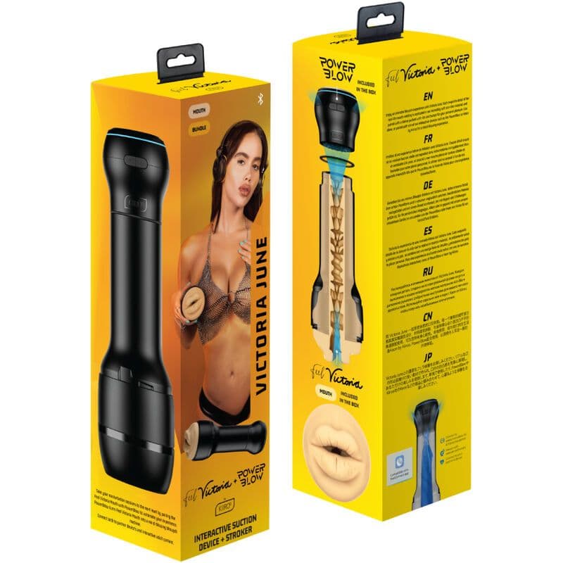 KIIROO - POWERBLOW & FEEL VICTORIA JUNE MASTURBATOR Z USTI, KOMPLET
