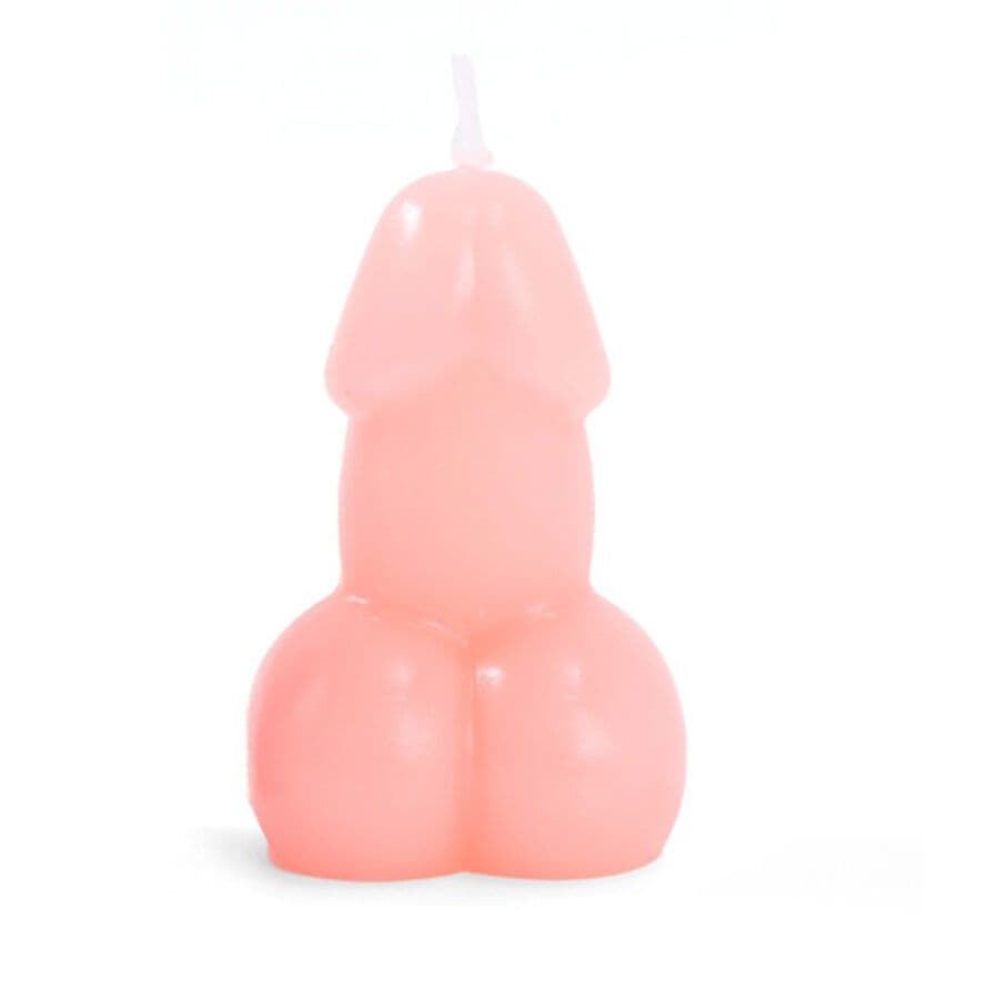 DIABLO PICANTE, PENISFÖRMIGE KERZE IN ROSA FARBE