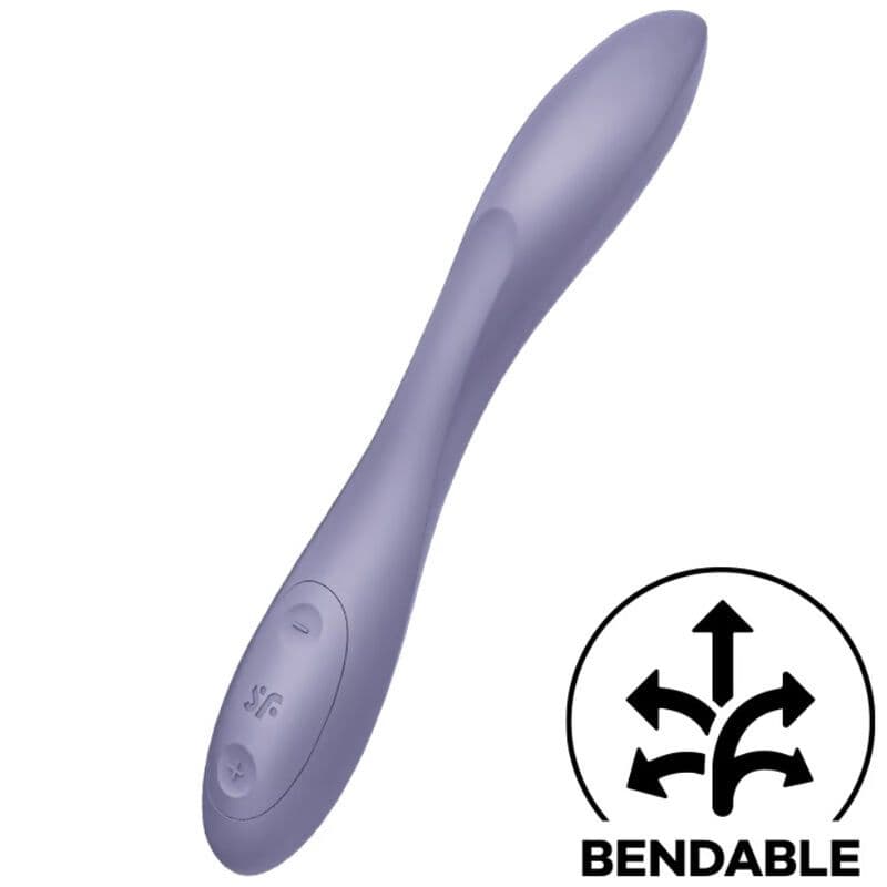 SATISFYER - VIŠENAMJENSKI VIBRATOR ZA G-TOČKU FLEX 2 PURPLE