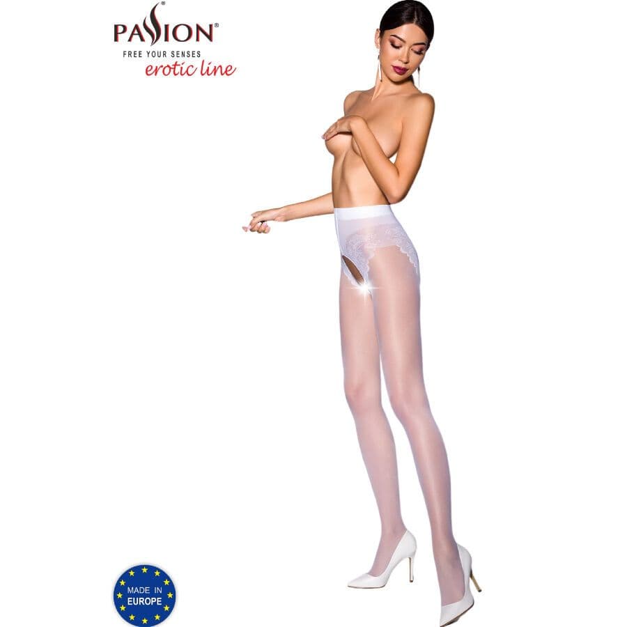 PASSION TIOPEN 006 SAMOSTOJEĆE ČARAPE, BIJELE, 1/2, 30 DEN