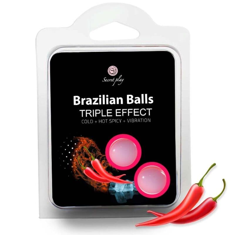 SECRETPLAY - KOMPLET 2 BRAZILSKE KUGLICE TROSTRUKI UČINAK