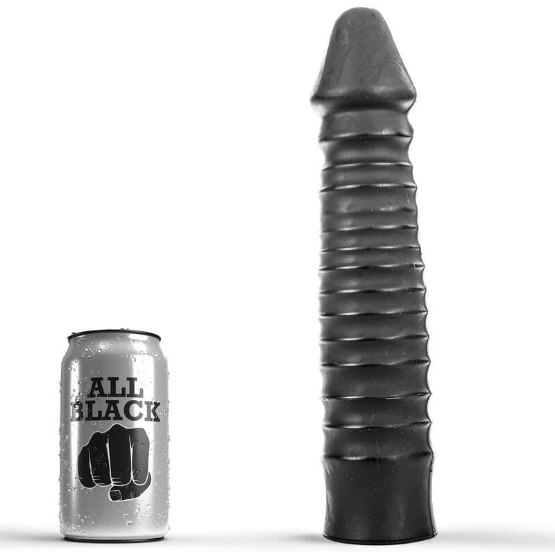 ALL BLACK - Dildo od 26 cm