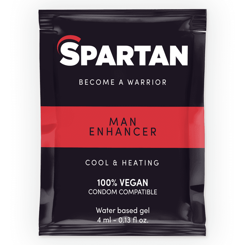 SPARTAN - MUŠKI GEL S UČINKOM TOPLO-HLADNO 100 % VEGANSKI 4 ML