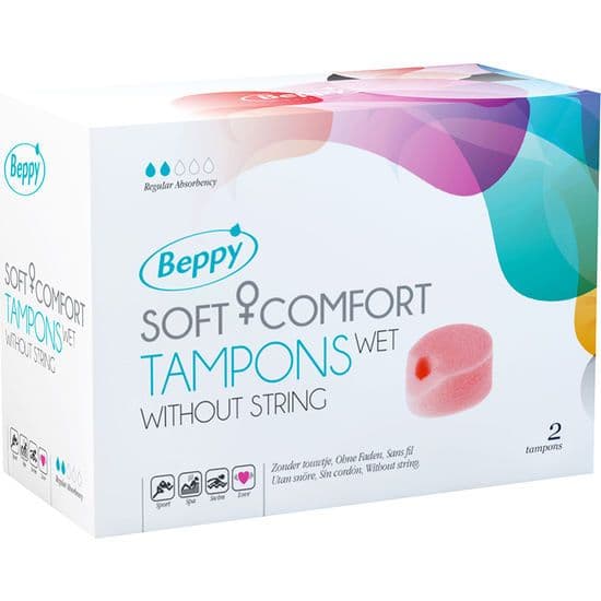 BEPPY - MEKI HIGIJENSKI TAMPONI SOFT COMFORT WET, 2 KOMADA