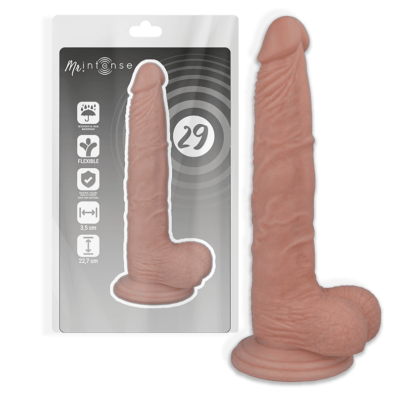 MR INTENSE - Realistični dildo 29, 22,7 cm -O- 3,5 cm