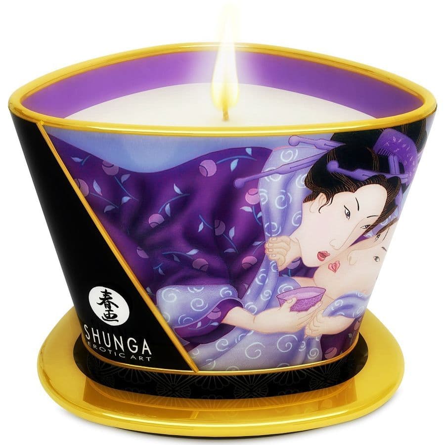SHUNGA - MINI CARESS BY CANDLELIGHT MASAŽNA SVIJEĆA, EGZOTIČNO VOĆE 170 ML