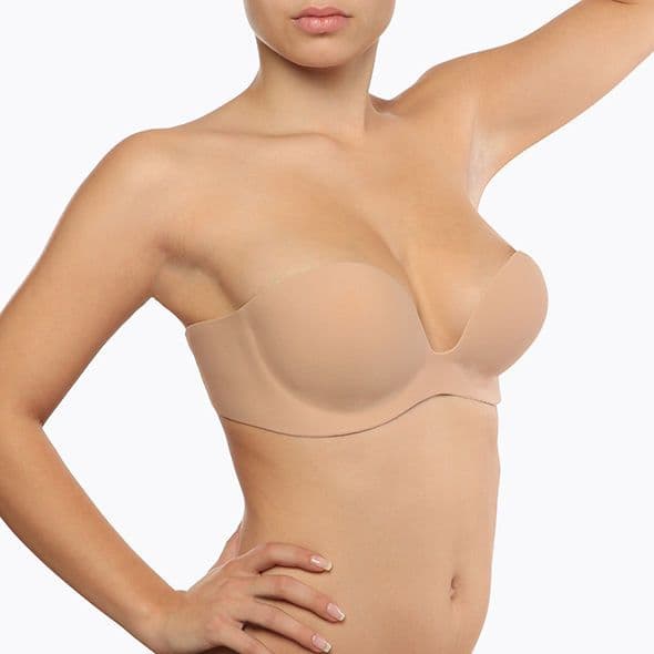 BYE-BRA - GALA SAMOLJEPLJIVI GRUDNJAK, KOŠARICA D, BEŽ