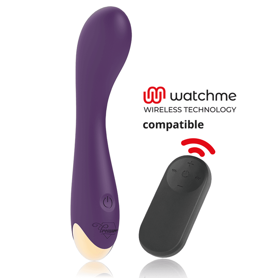 TREASURE - HANSEL VIBRATOR ZA G-TOČKU S DALJINSKIM UPRAVLJAČEM WATCHME