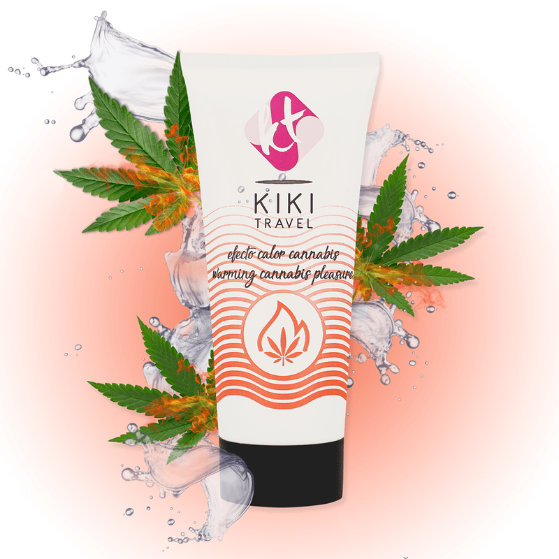 KIKÍ TRAVEL - LUBRIKANT S GRIJUĆIM UČINKOM, OKUS KANABIS 50 ML