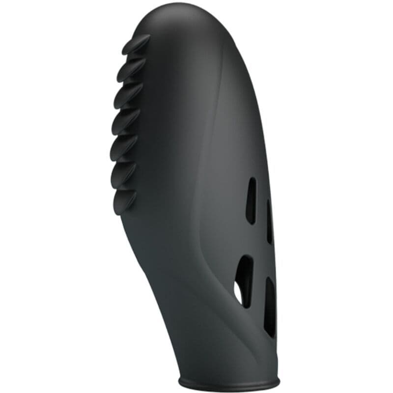 PRETTY LOVE - GILO SILIKONSKI VIBRATOR ZA PRST CRNI