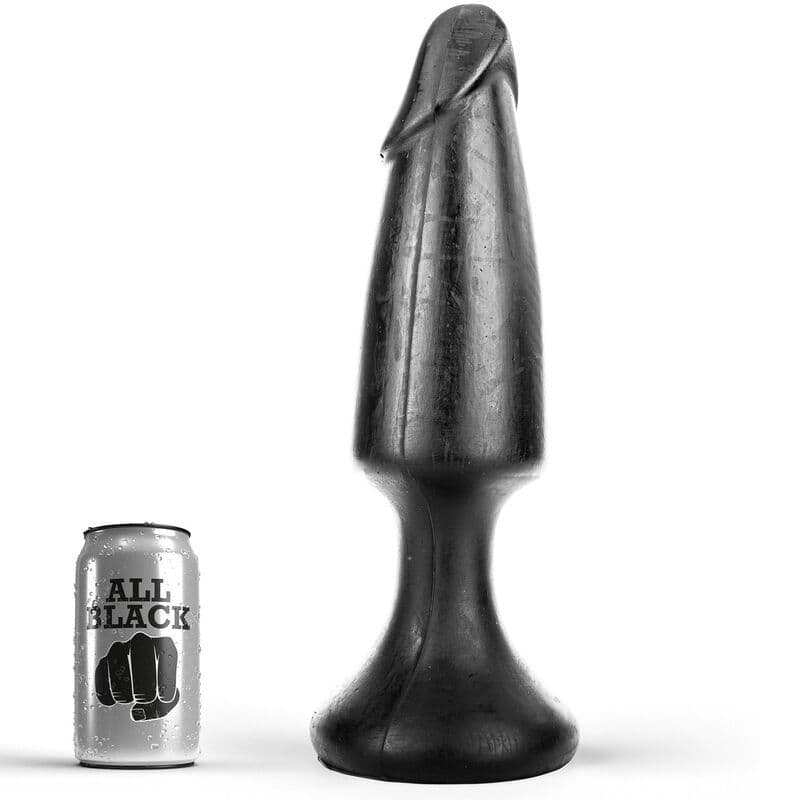 ALL BLACK - Analni čep, 35 cm