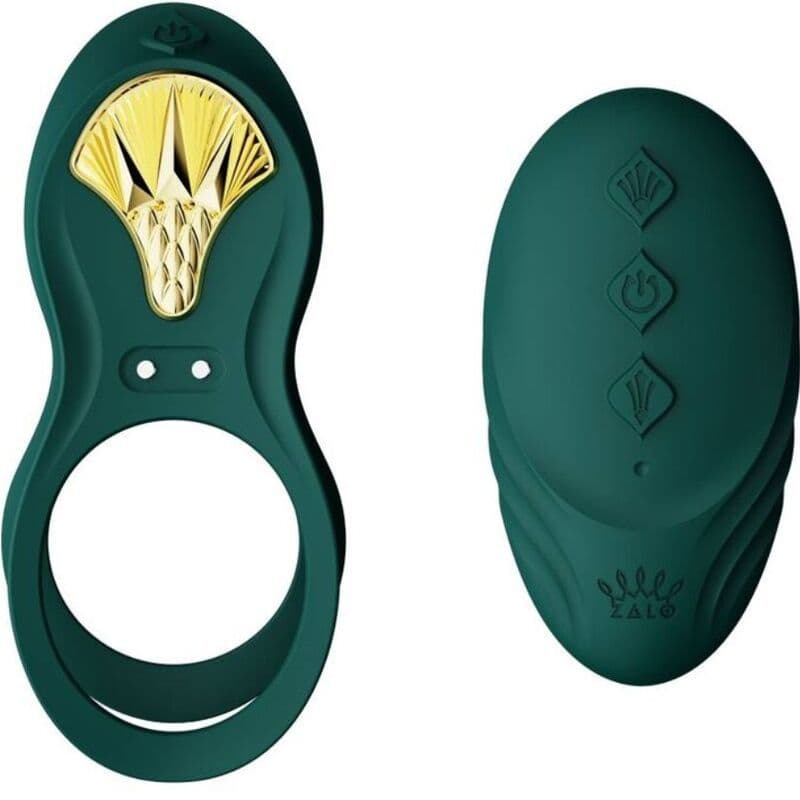 ZALO - BAYEK VIBRACIJSKI OBROČEK ZA PENIS ZA PARE, ZELEN