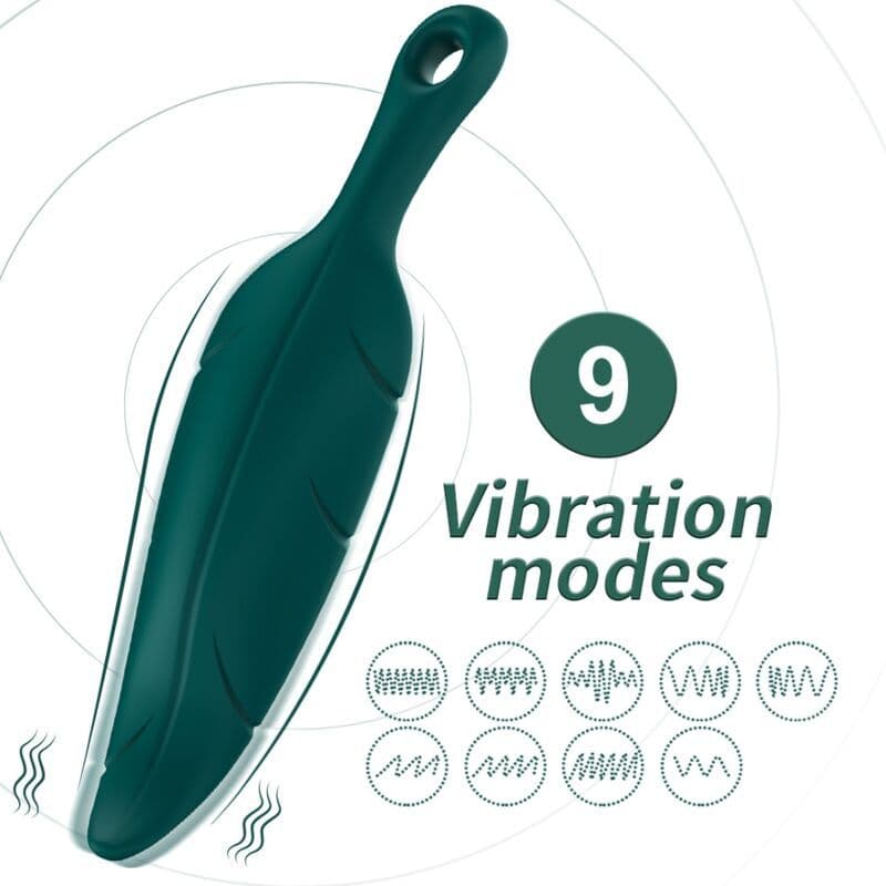 ARMONY - Stimulator i vibrator list zelena