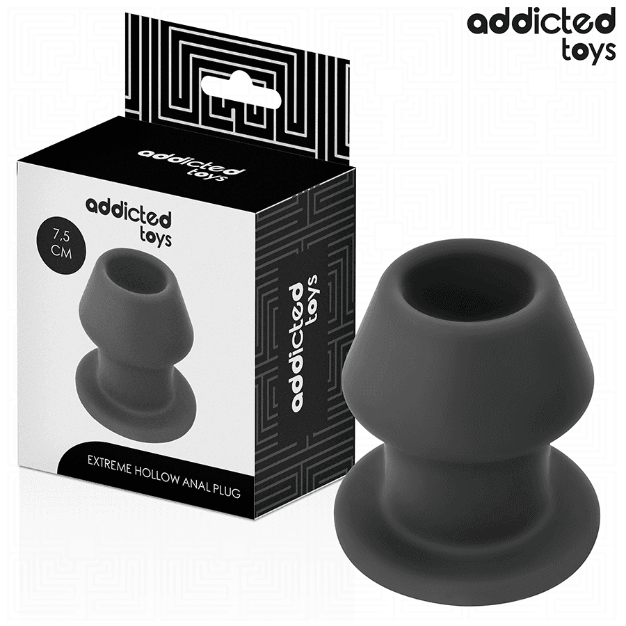 ADDICTED TOYS - EKSTREMNI VOTLI SILIKONSKI ANALNI ČEP VELIKOST S 7,5 CM