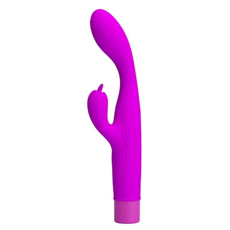PRETTY LOVE - Jene dvojna stimulacija G-točka in klitoralna vibrator vijolična