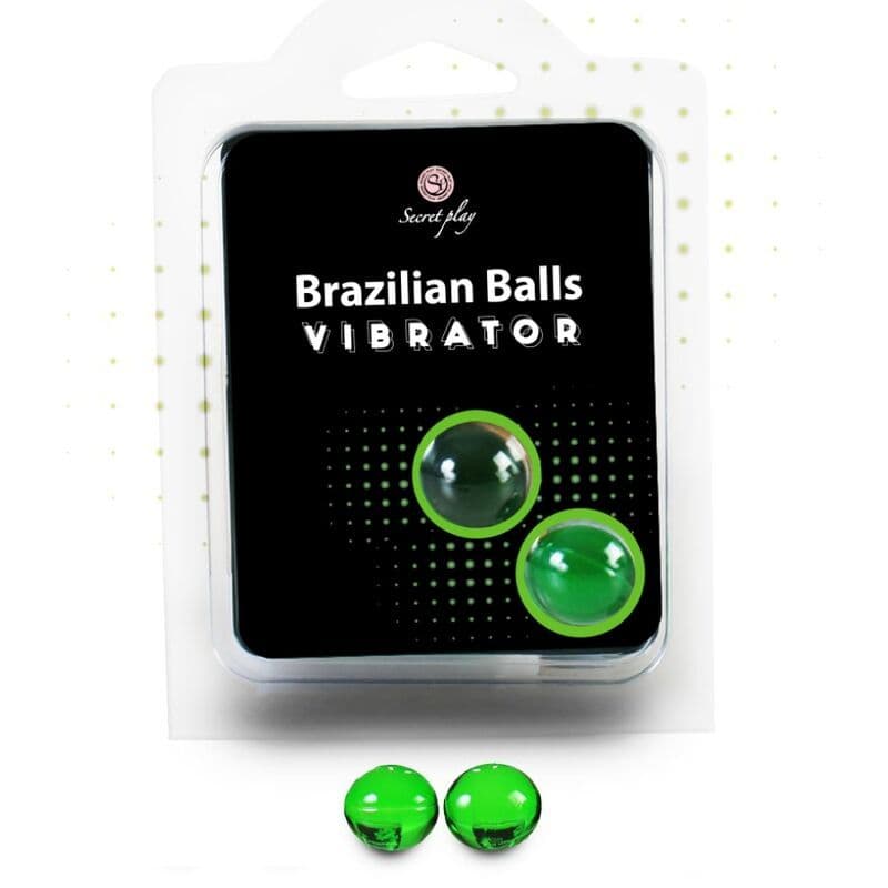 SECRETPLAY - 2 SHOCK BRAZILSKE KUGLICE S VIBRACIJSKIM UČINKOM