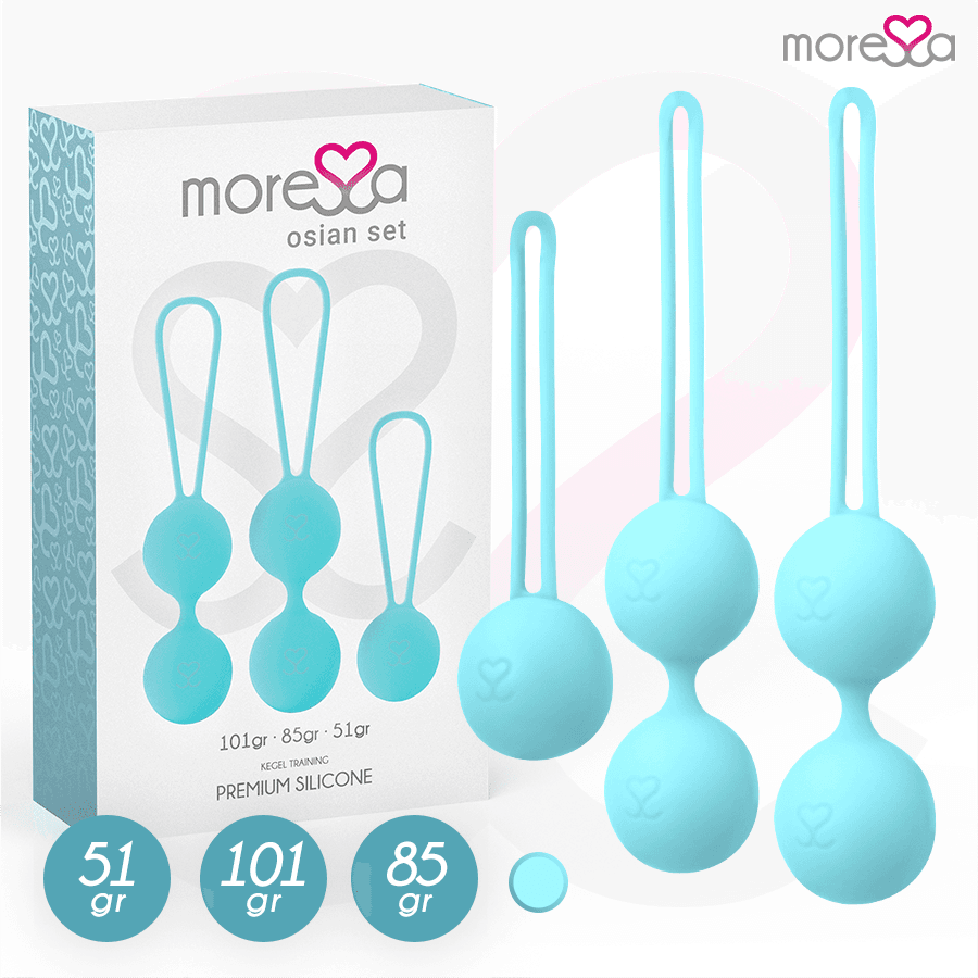 MORESSA - SET OSIAN PREMIUM IN SILICONE TURCHESE