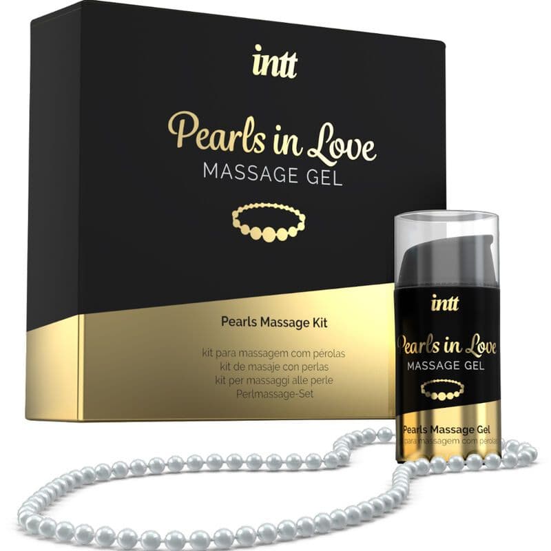 INTT MASSAGE & ORAL SEX - KOMPLET PEARLS IN LOVE S BISERNOM OGRLICOM I SILIKONSKIM GELOM