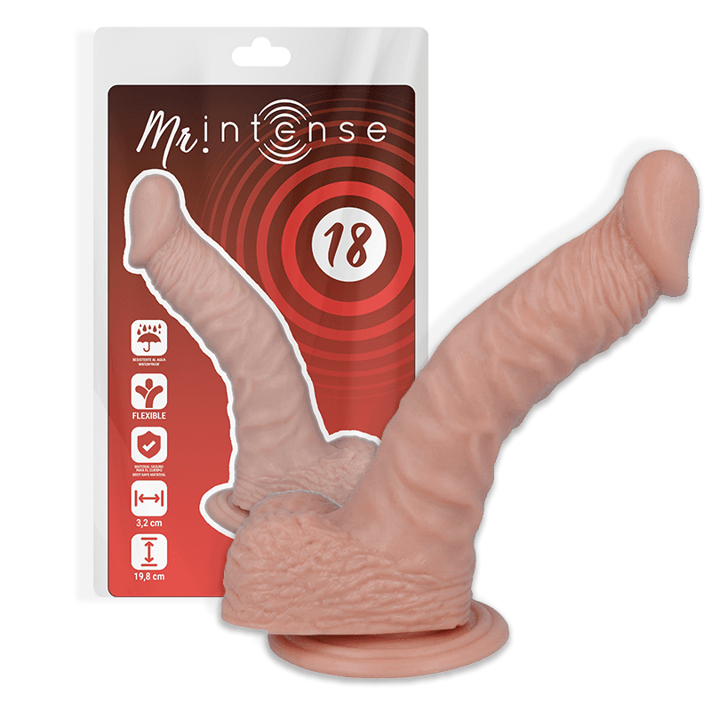 MR INTENSE - 18 realističan dildo, 19,8 cm Ø 3,2 cm